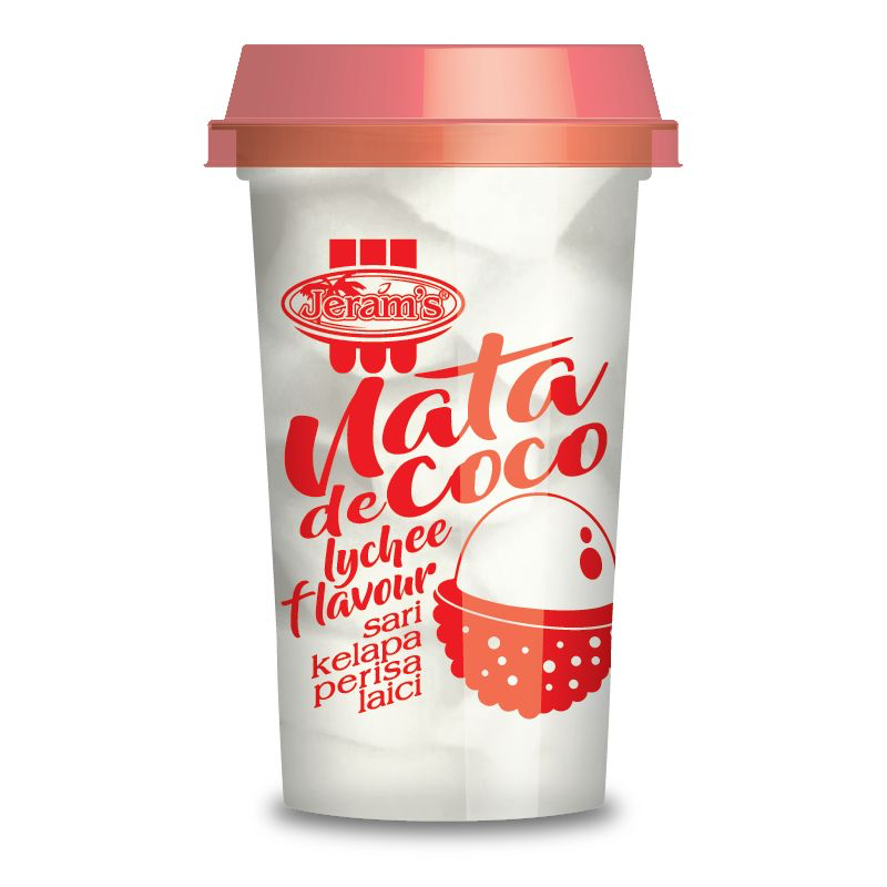 JERAM'S LYCHEE NATA DE COCO WITH JUICE 270G
