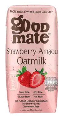 GOODMATE OAT MILK STRAWBERRY 180ML