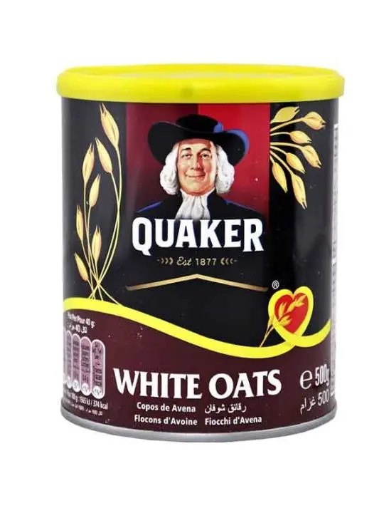QUAKER QUICK COOKING WHITE OATMEAL 500G