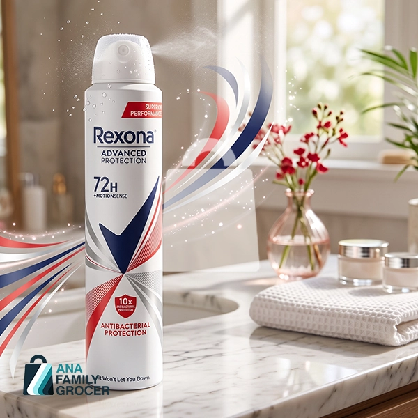 REXONA DEO ANTIBACTERIAL PROTECTION COTTON DRY 200ML