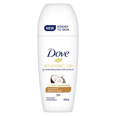 DOVE ROLL ON COCONUT & JASMINE (W) 50ML 