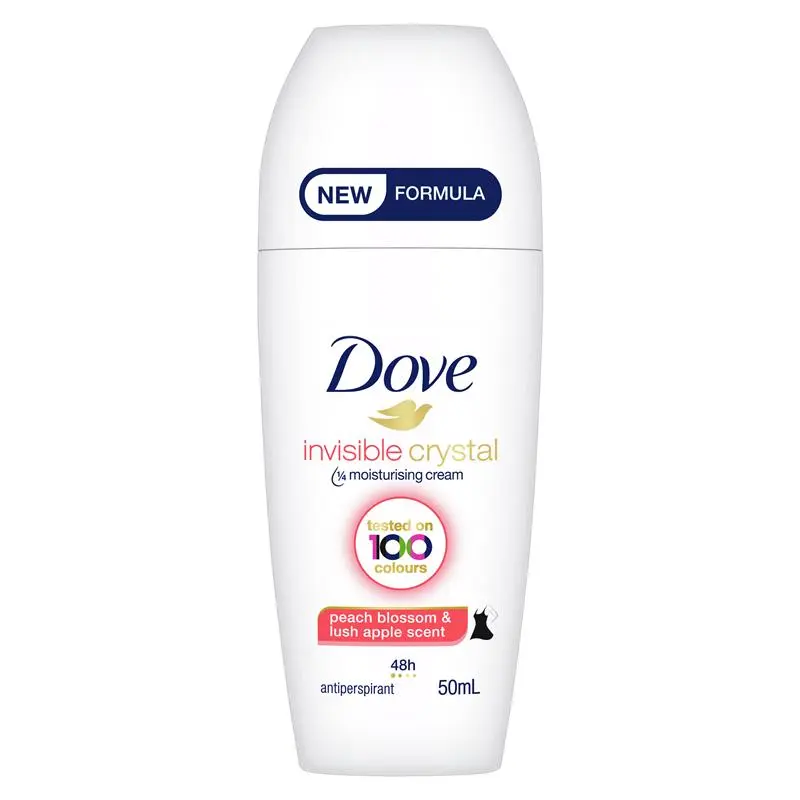 DOVE ROLL ON INVISIBLE CRYSTAL (W) 50ML