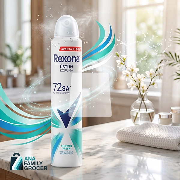 REXONA DEODORANT SHOWER FRESH 200ML