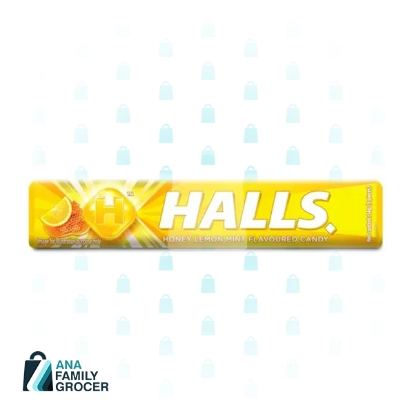 HALLS STICK CANDY HONEY LEMON 