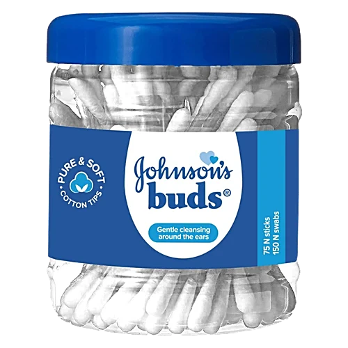 JOHNON'S BUDS 150N SWABS 