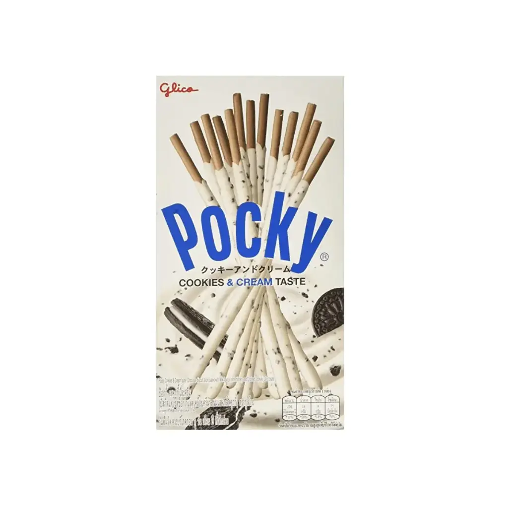 POCKY BISCUIT COATED WITH COOKIES & CREAM 41G