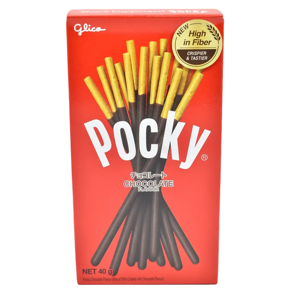 POCKY BISCUIT STICK COATED WITH CHOCOLATE CREAM 45G