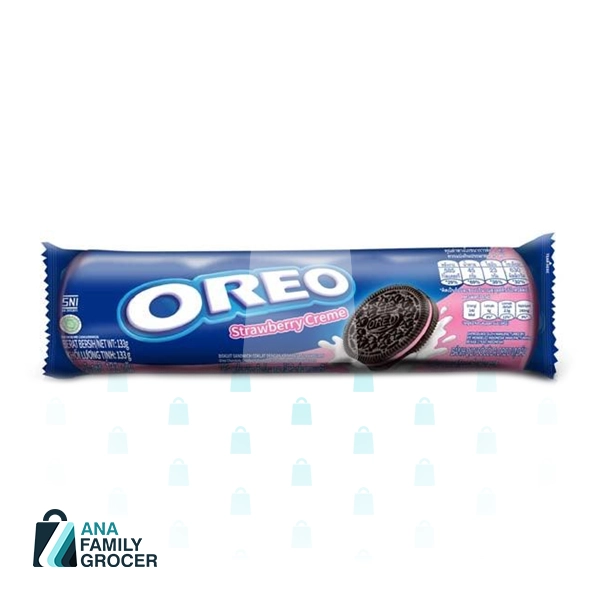 OREO BISCUIT STRAWBERRY 110G