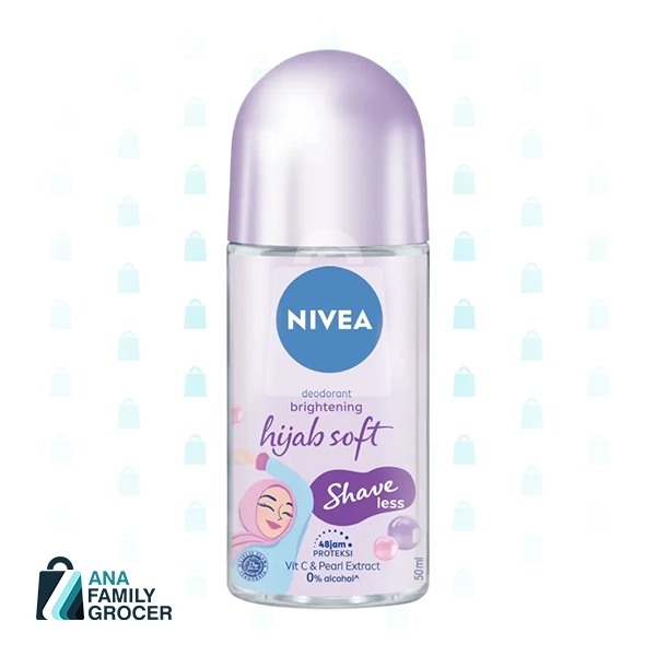NIVEA DEODORANT ROLL-ON BRIGHT HIJAB SOFT 50ML