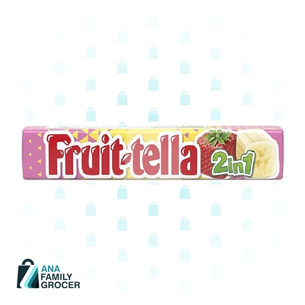 FRUIT-TELLA STRAWBERRY & BANANA FLAVOUR