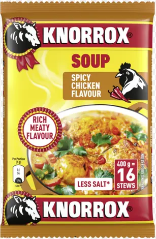 KNORROX SOUP -SPICY CHICKEN 400G
