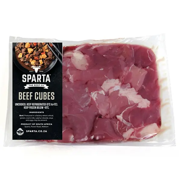 SPARTA BEEF CUBE BONELESS FLEX 500G
