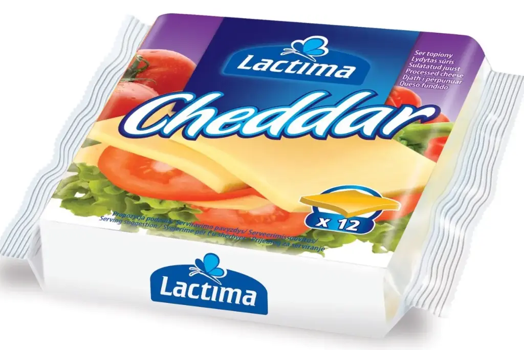 LACTIMA CHEDDAR 12 SLICE CHEESE 200G