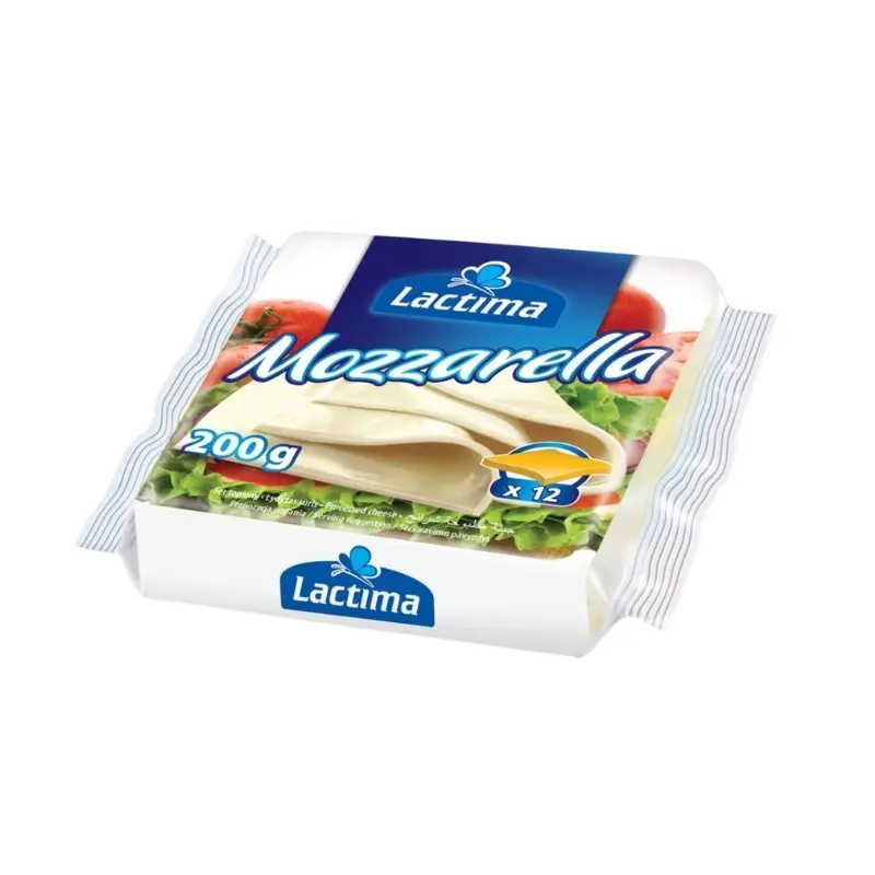 LACTIMA CHEESE MOZZARELLA 12 SLICE 200G