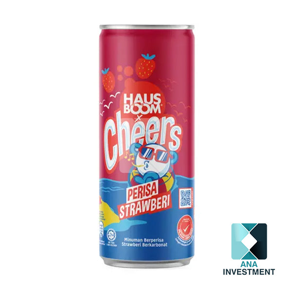 HAUSBOOM CHEERS STRAWBERRY 325ML
