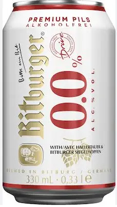 BITBURGER DRIVE(NON-ALCOHOLIC BEER CAN 330ML)