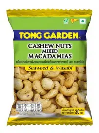 TONG GARDEN CASHEW NUTS MIXED MACADAMIAS 30G