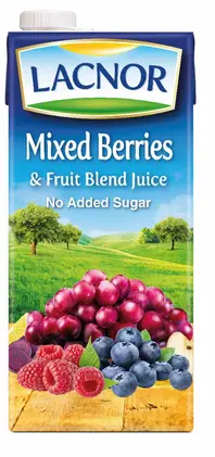 LACNOR JUICE MIXED BERRIES 1L
