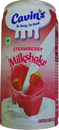 CAVINS STRAWBERRY  MILK SHAKE 180ML- TIN 