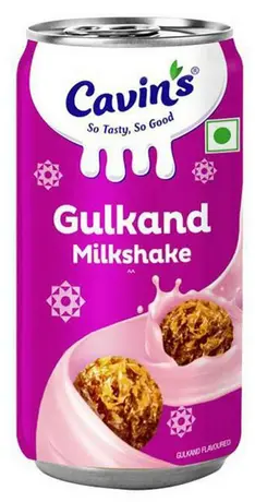 CAVINS MILK SHAKE GULKAND 170ML- TIN    