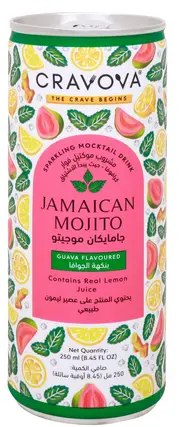 CRAVOVA JAMICAN MOJITO CAN 250ML   