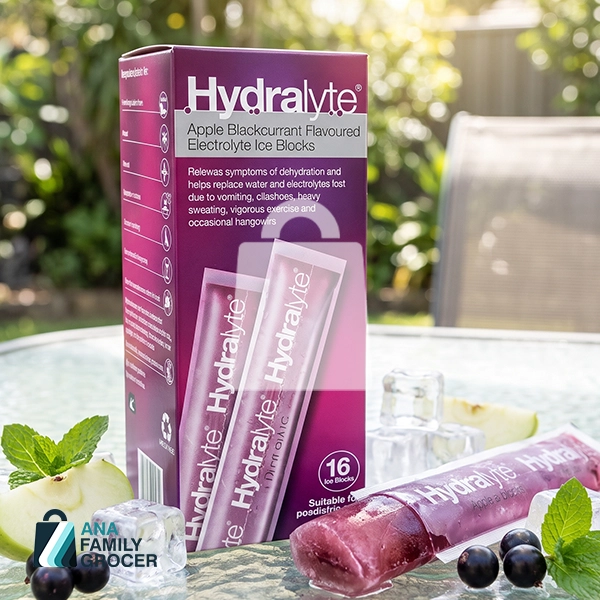 HYDRALYTE ELECTROLYTE ICE BLOCK APPLE BLACKCURRANT