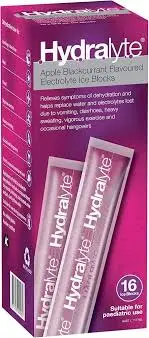 HYDRALYTE ELECTROLYTE ICE BLOCK APPLE BLACKCURRANT