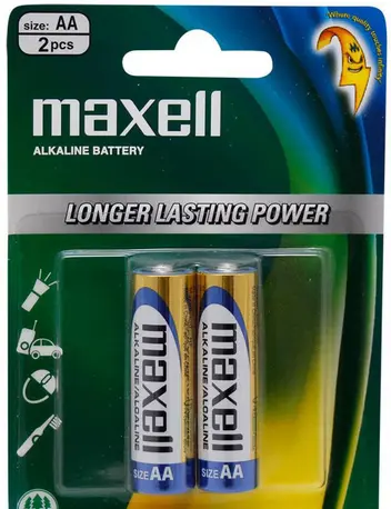 MAXELL ALKALINE AA 2PCS