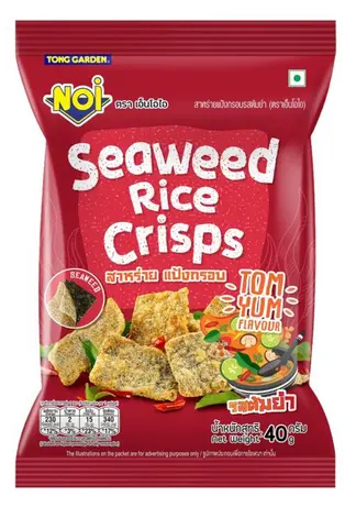 SEAWEED RICE CRISPS TOM YUM 40G