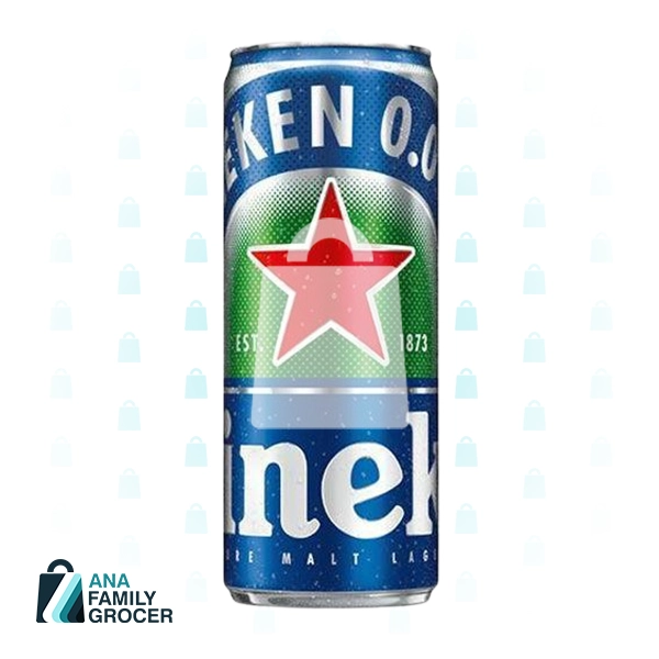 HEINEKEN CAN 330ML - NON ALCOHOLIC