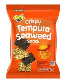 CRISPS TEMPURA  SEAWEED SNACK SPICY FLAVOR 45G 