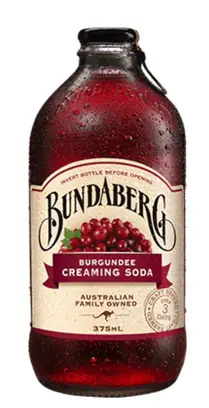 BUNDABERG BURGUNDEE CREAMING SODA 375ML