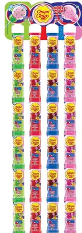 CHUPA CHUPS GUM FILLED LOLLIPOPS HANGER   