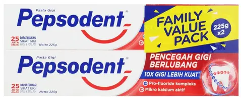PEPSODENT TOOTHPASTE FAMILY VALUE PACK 