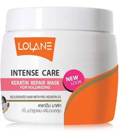 LOLANE INTENSE CARE KERATING REPAIR MASK VOLUMIZING 15G 