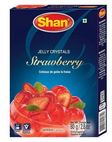 SHAN JELLY CRYSTALS STRAWBERRY 80G 