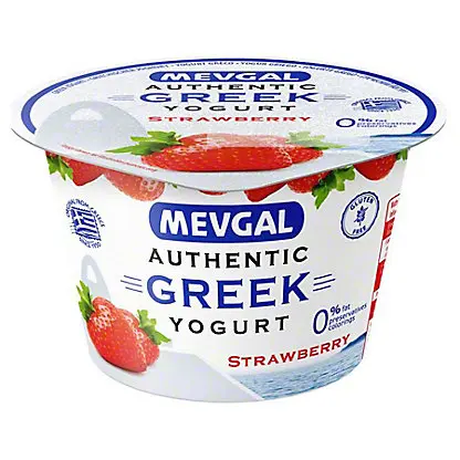 MEVGAL GREEK YOGURT WITH STRAWBERRY 150G