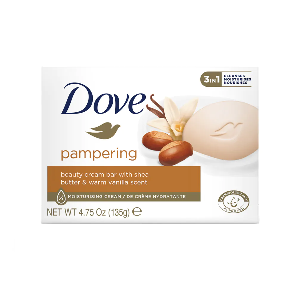 DOVE BAR PAMPERING SHEA BUTTER 135G