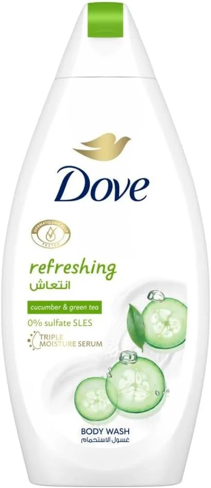 DOVE BW CUCUMBER & GREEN TEA 500ML 
