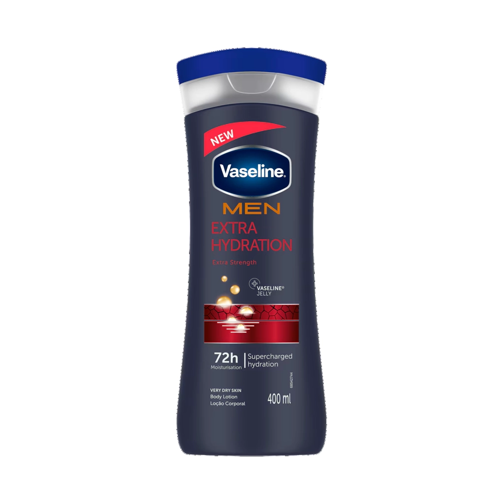 VASELINE MEN BODY LOTION EXTRA HYDRATION 400ML 