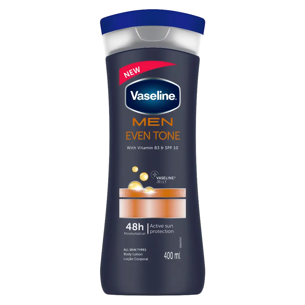 VASELINE MEN BODY LOTION EVEN TONE  400ML 