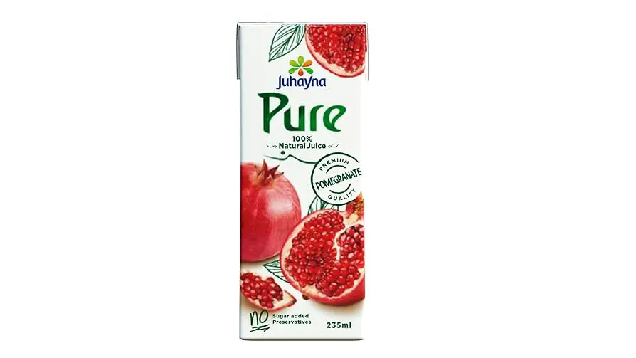 JUHAYNA CLASSIC JUICE POMEGRANATE NO ADDED SUGAR 235ML