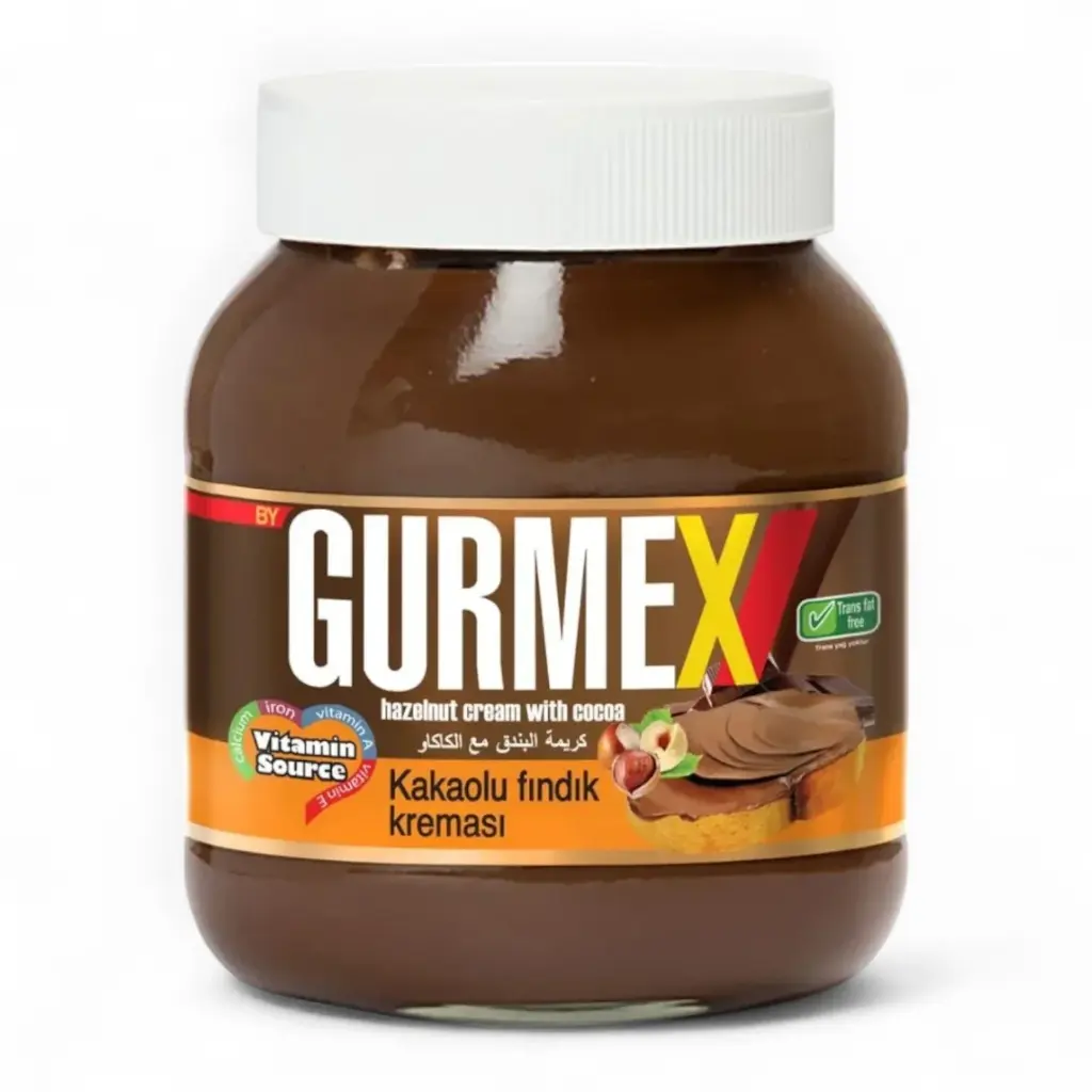 GURMEX HAZELNUT CREAM SPREAD WITH COCOA 750G