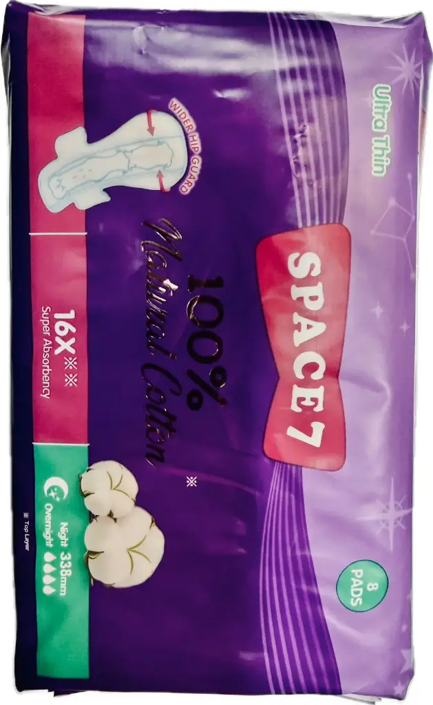 SPACE 7 PURE COTTON 8PCS