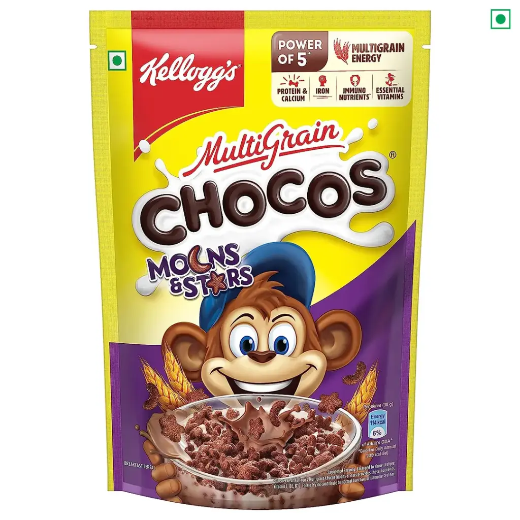 KELLOGG'S CHOCOS MOON & STARS 360G