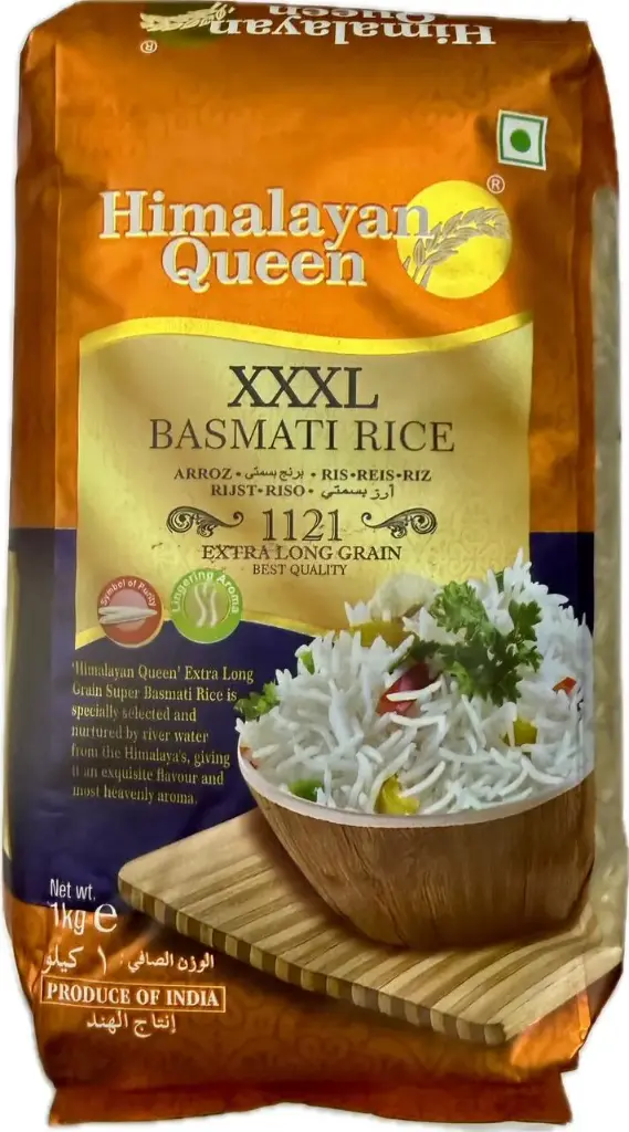 BASMATI RICE HIMALAYAN (QUEEN XXXL - ORANGE) 1KG
