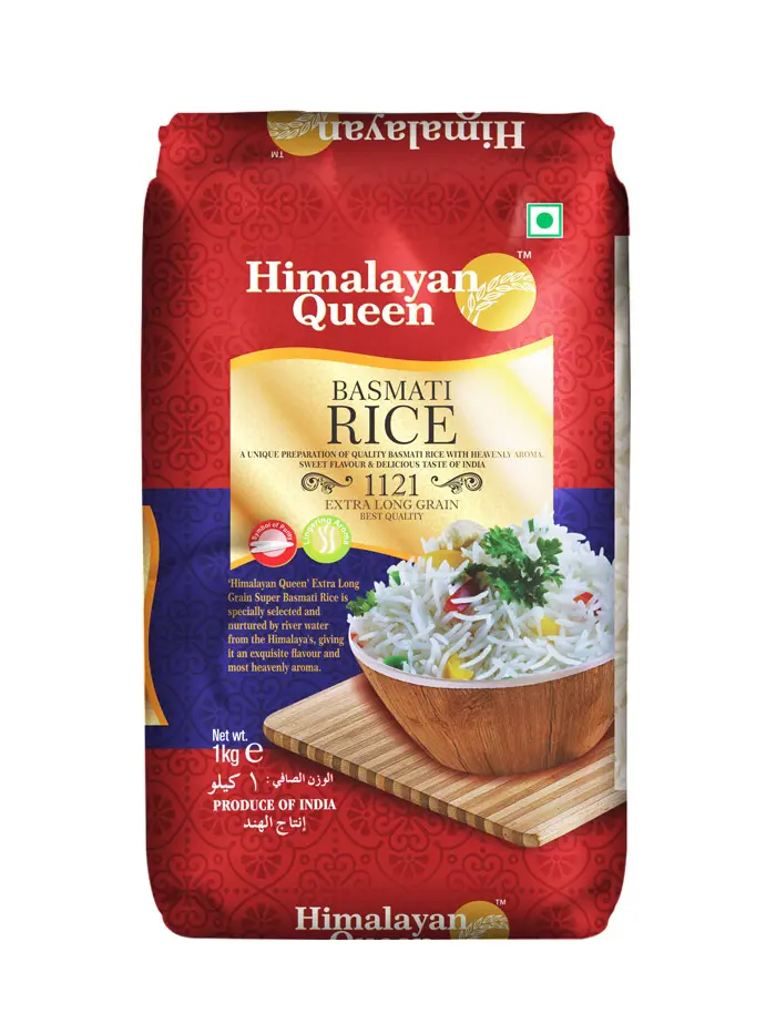 BASMATI RICE HIMALAYAN QUEEN 1121 1KG - RED