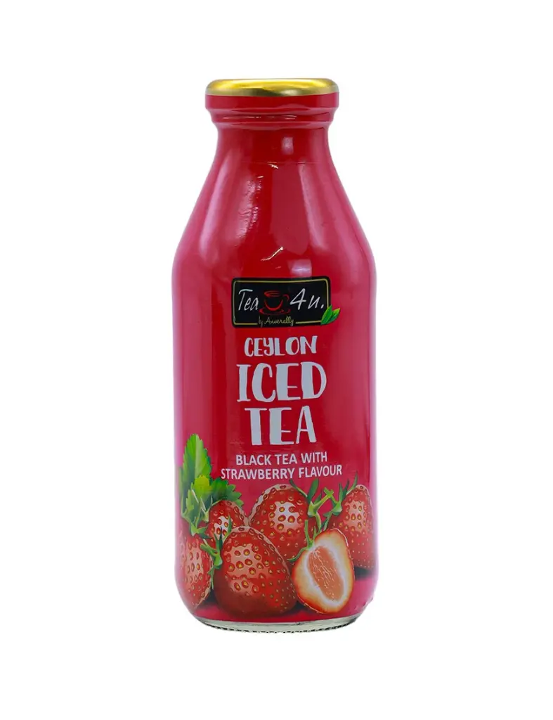 ICED TEA (TEA 4 U) STRAWBERRY BLACK TEA 200ML