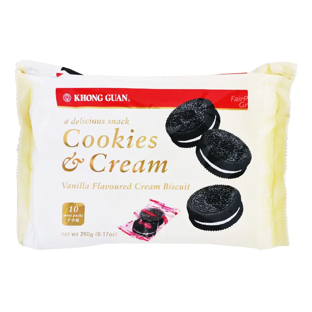 KHONG GUAN COOKIES & CREAM BISCUITS 260G