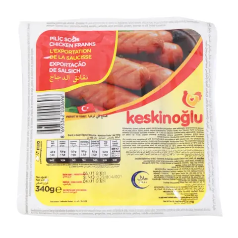 CHICKEN SAUSAGE KESKINOGLU 340G